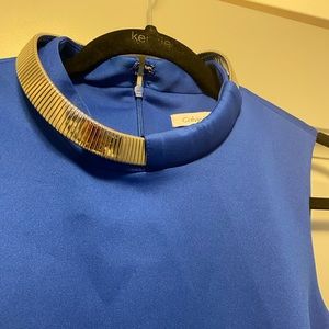 Calvin Klein blue pencil dress